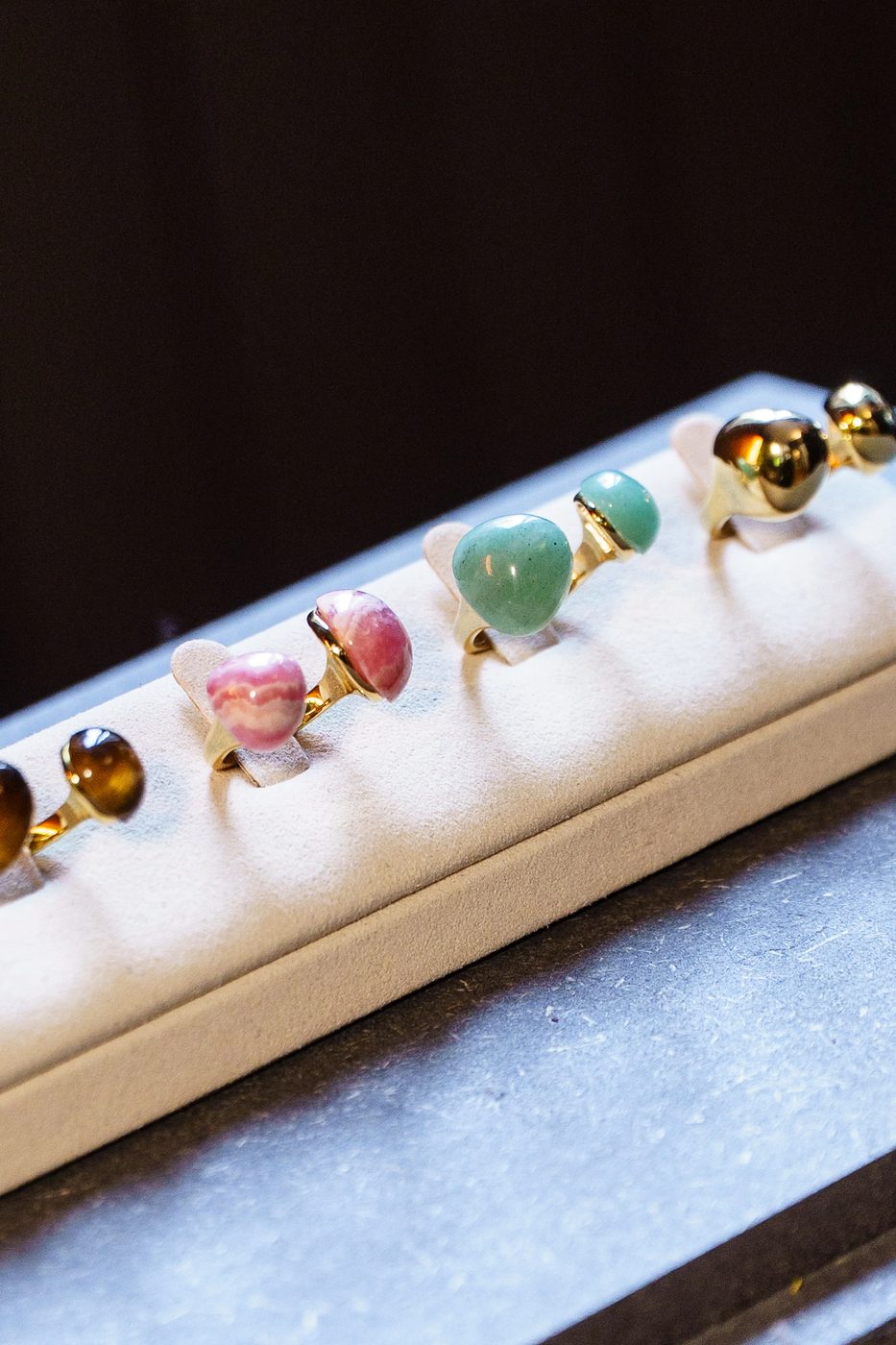 Gemstone rings