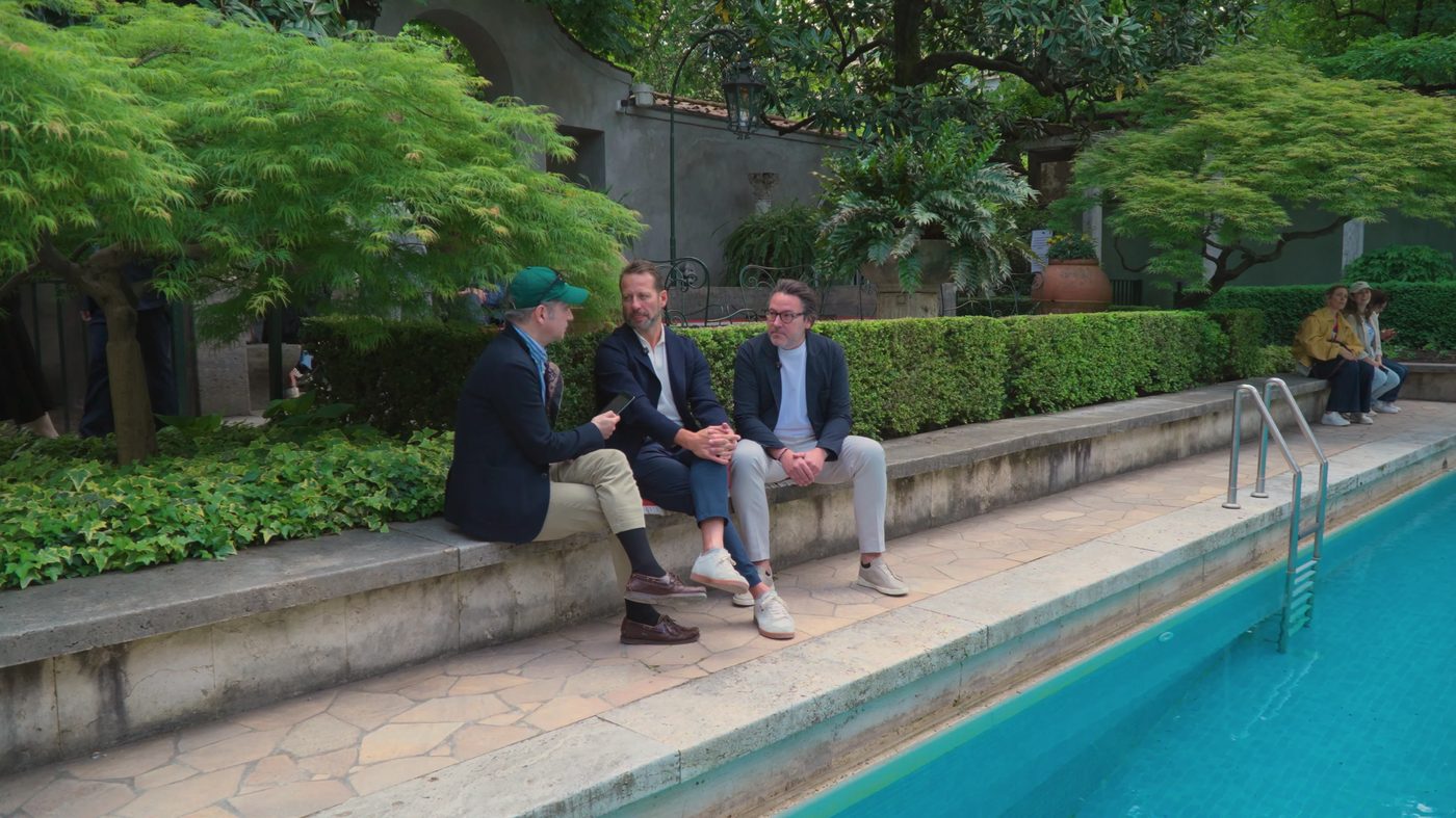 Villa Necchi — poolside